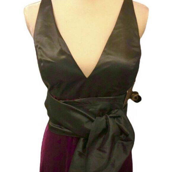 Aidan Mattox Formal Sleeveless Long Bow Evening Gown Dress Size 6 NWT - Picture 5 of 8